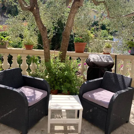 La Cigale Avec Grande Terrasse Lejlighed Menton