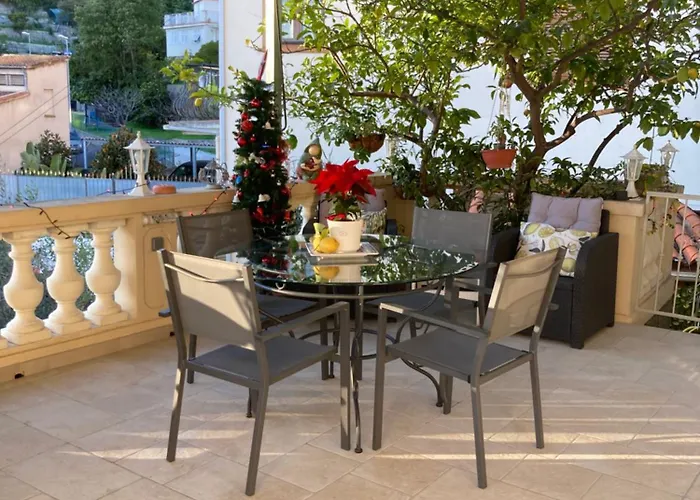 La Cigale Avec Grande Terrasse Lejlighed Menton